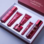 Bilin Pomegranate Hyaluronic Acid Hydrating Brightening 6-Piece Skin Care Set, Oil Control Moisturizing Facial Kit for All Skin Types