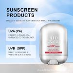 SPF50+ Bio Sun Stick Waterproof Broad Spectrum Sunscreen, Nicotinamide Antioxidant Non-Greasy Portable Sun Stick For Face Body Outdoor