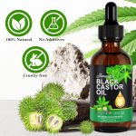 60ml Jamaican Black Castor Oil Set with Lash & Brow Brushes, 100% Pure Cold Pressed Unrefined Oil, Nourish Hair, Eyelashes, Eyebrows, Skin & Cuticles, Fast Shipping From US-LAX Warehouse
