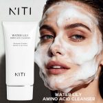 NITI Water Lily Amino Acid Foaming Facial Cleanser, Oil Control Hydrating Gentle Face Wash For All Skin Types 150ml Fast Shipping From Los Angeles US Warehouse