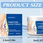 JAYSUING Varicose Veins Cream, Spider Vein Relief Leg Treatment Lotion, Soothe Swelling Fatigue Leg Skin Care Fast Shipping From US-LAX2 Warehouse