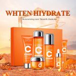 SADOER 5X Vitamin C 6 in 1 Facial Skincare Gift Set, Hydrating Glow Skin Care Kit With Cleanser Toner Serum Eye Cream Lotion Face Cream For Women Fast Shipping From US-LAX2 Warehouse
