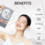 4 Sheets Deep Collagen Lifting Mask, Low Molecular Bio-Collagen Anti Wrinkle Hydrating Night Facial Mask For All Skin Types