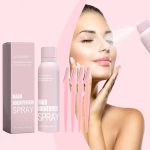 Jaysuing Facial Hair Identifier Softening Spray Kit 100ml With 4Pcs Eyebrow Trimmers, Mild Low-Irritation Painless Face Fine Hair Removal Deep Cleansing Smoothing Skin Spray Fast Shipping From US-LAX Warehouse