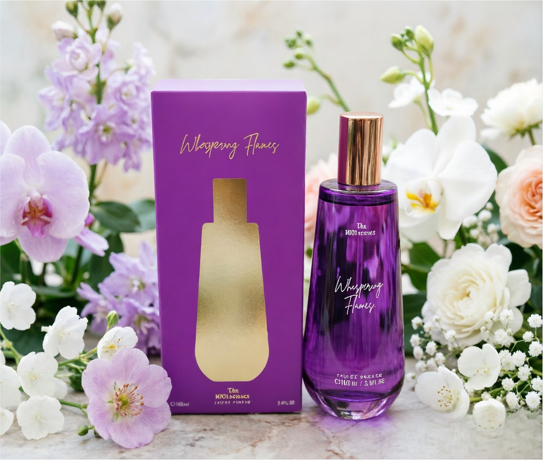 image_815890311792363 Whispering Flames Purple Unisex Eau De Parfum 100ml, Long Lasting Fragrance Spray for Men Women, Elegant Gradient Purple Glass Bottle Perfume Fast Shipping From US-LAX Warehouse - Image 1