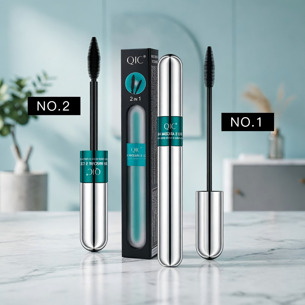 image_857448436169349 QIC 4D Double Head Waterproof Mascara, 360° Rotating Dual Brush Lengthening Volumizing Curling Smudge Proof Lash Makeup Fast Shipping From US-LAX Warehouse - Image 1