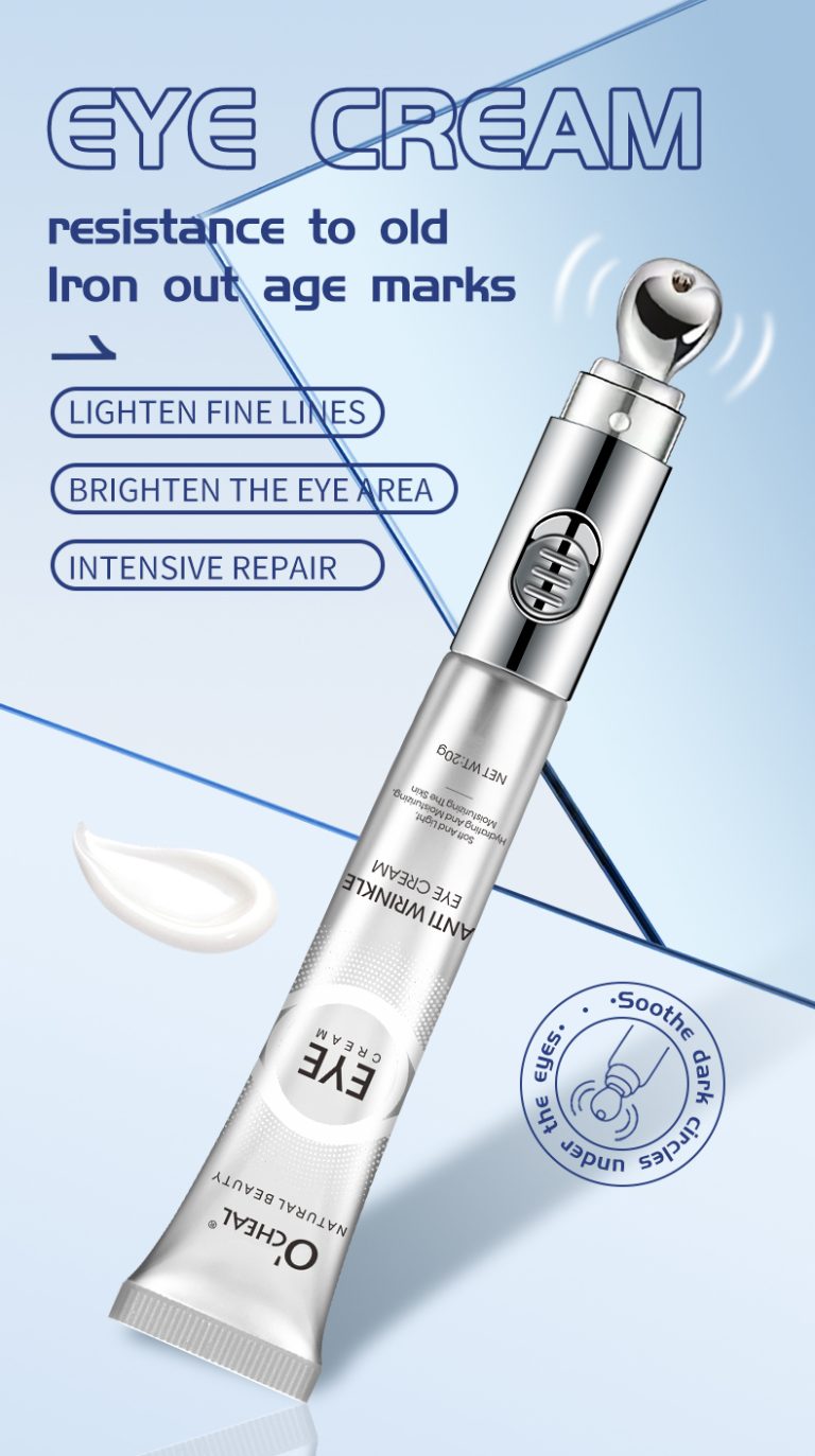 12000 Times High Frequency Vibration Cooling Metal Massage Eye Cream Anti Wrinkle For Fine Lines Dark Circles Puffy Eyes